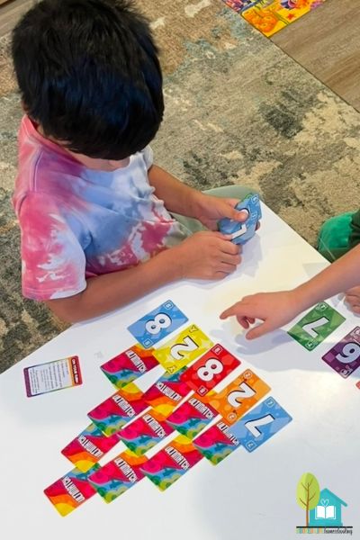 Ultimatch game for fun addition and subtraction practice Rooted Life Homeschooling