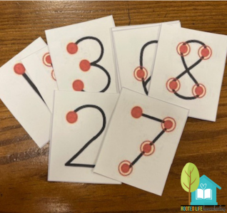 Touch point math cards